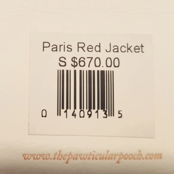 Manfred of Sweden Haute Couture Dog Jacket Size Small - Picture 5 of 5